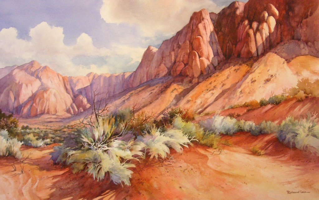 1024x643 Roland Lee Travel Sketchbook Sagebrush Serenade - Sagebrush Painting