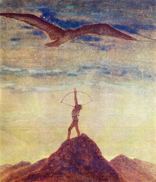 513x600 Sagittarius, 1907 - Sagittarius Painting