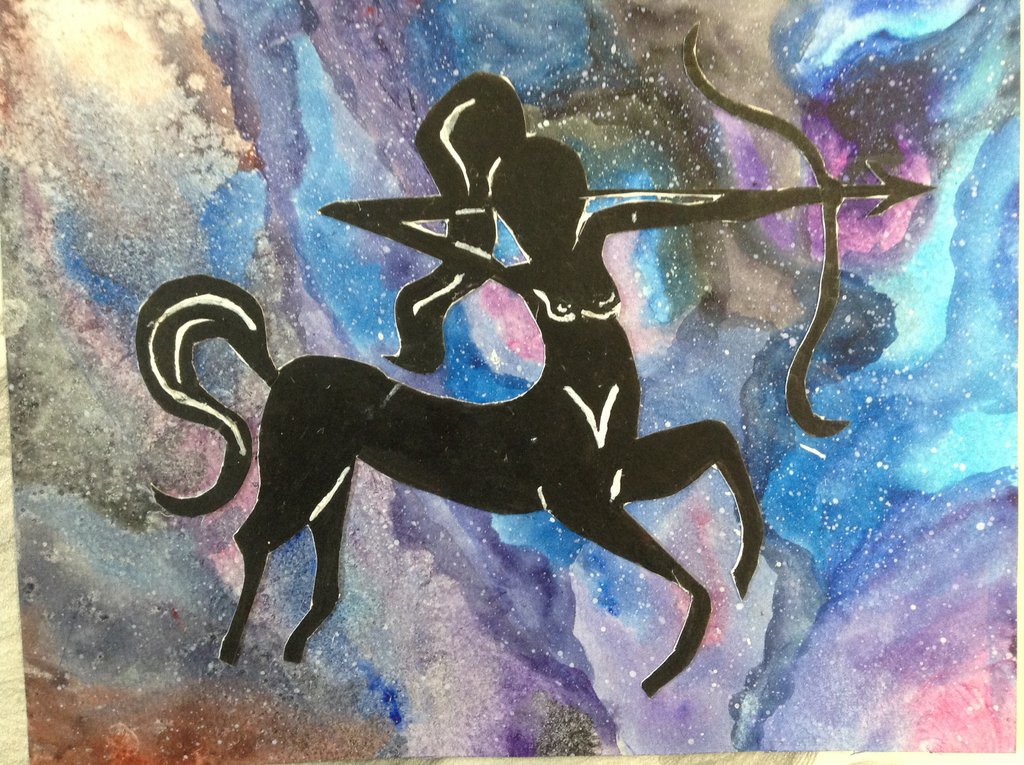 1024x765 Sagittarius Painting - Sagittarius Painting