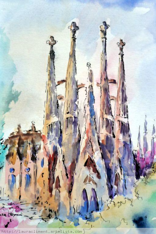 511x768 Sagrada Familia Laura Climent - Sagrada Familia Painting