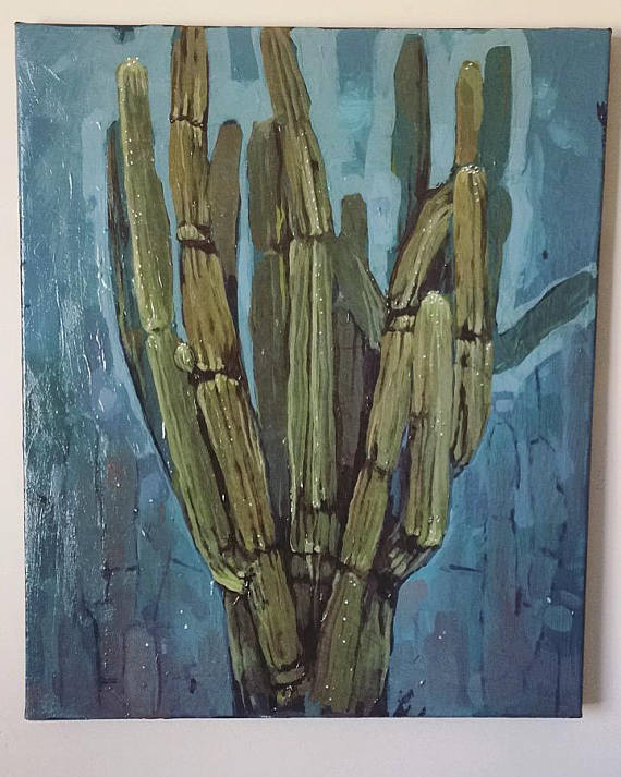 570x713 Saguaro Cactus Painting - Saguaro Cactus Painting