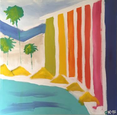 375x370 Saatchi Art Saguaro Painting By Julia Kube - Saguaro Painting