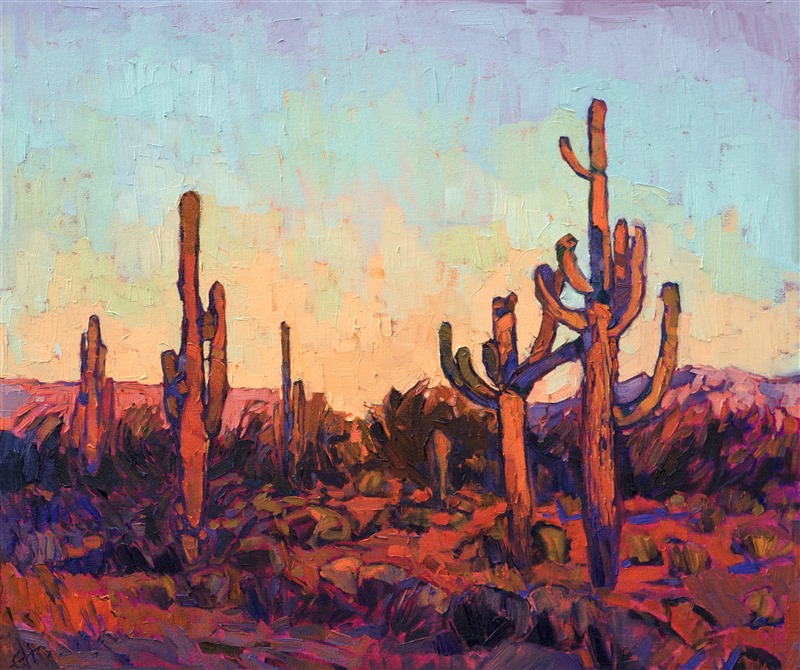 800x670 Saguaro Color - Saguaro Painting