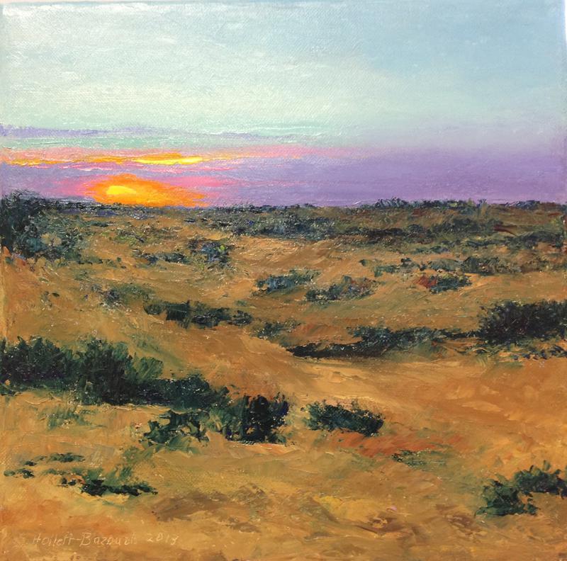 800x792 Painting In Tunisia - Sahara Desert Painting