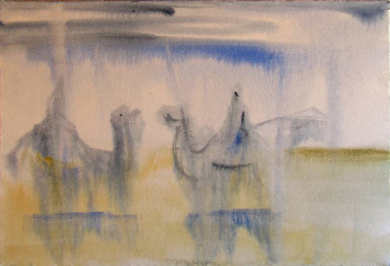 770x526 Saatchi Art A Day In Sahara Desert Painting By Sergey Roy - Sahara Desert Painting