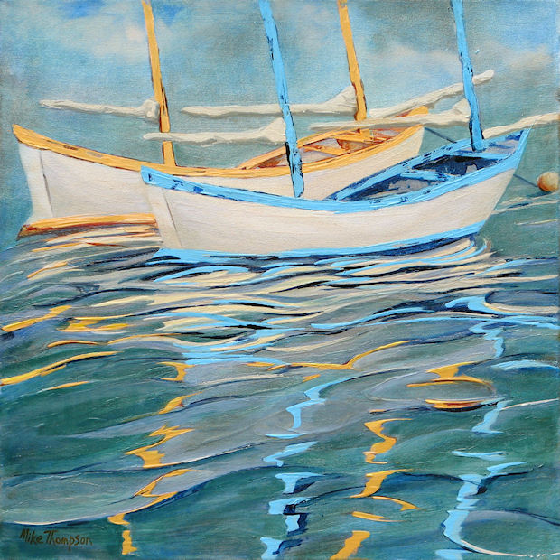 sailboat painting oil