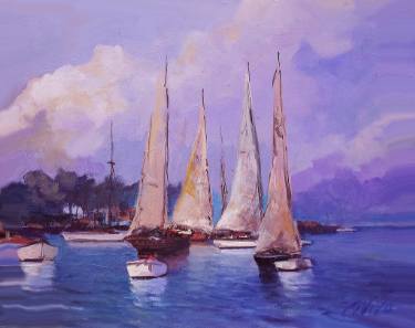 375x297 Sailboat Paintings For Sale Saatchi Art - Sailboat Painting