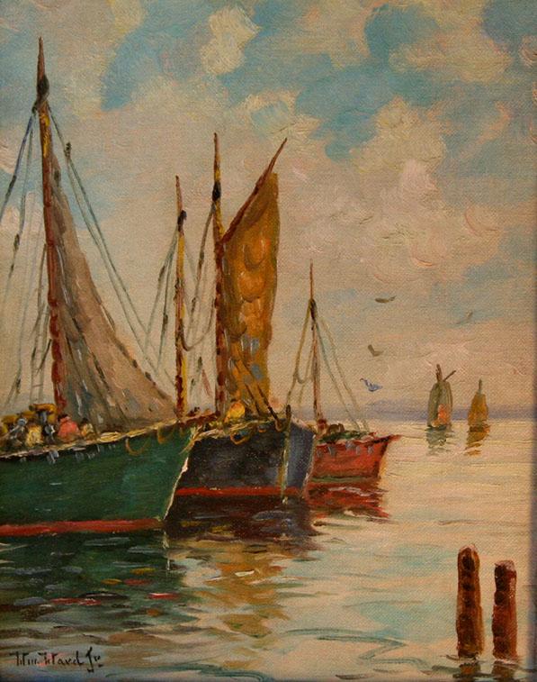 597x757 Sailboat Paintings - Sailboat Painting