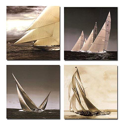 500x500 Sailboat Paintings - Sailboat Painting On Canvas