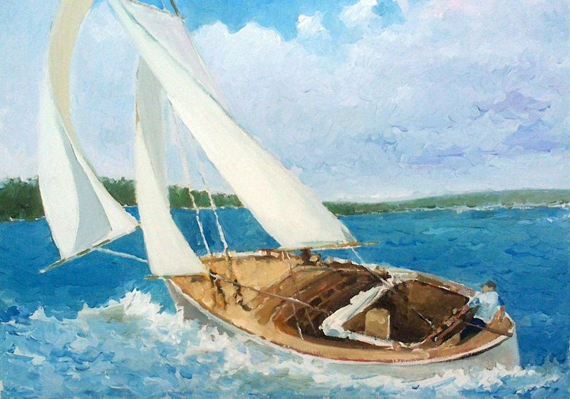 Сани с парусом. Парусная лодка. Яхты парусные в живописи. Картины с парусными лодками. Парусные лодки живопись.