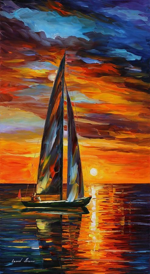 493x900 Nighthawks Art Print By Edward Hopper - Sailboat Sunset Painting