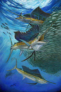 200x300 Sailfish Paintings Fine Art America - Sailfish Painting