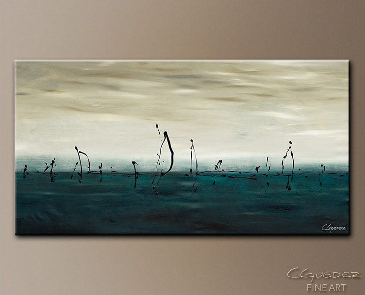 743x600 Extra Large Abstract Art Sailing - Sailing Painting