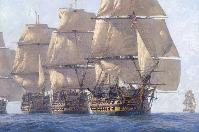 640x424 Original High Quality Ship Oil Painting,great Sailing 24x36inch - Sailing Ship Oil Painting