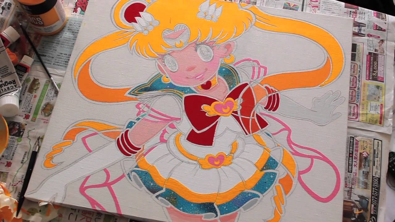 Sailor Moon Painting at PaintingValley.com | Explore collection of ...