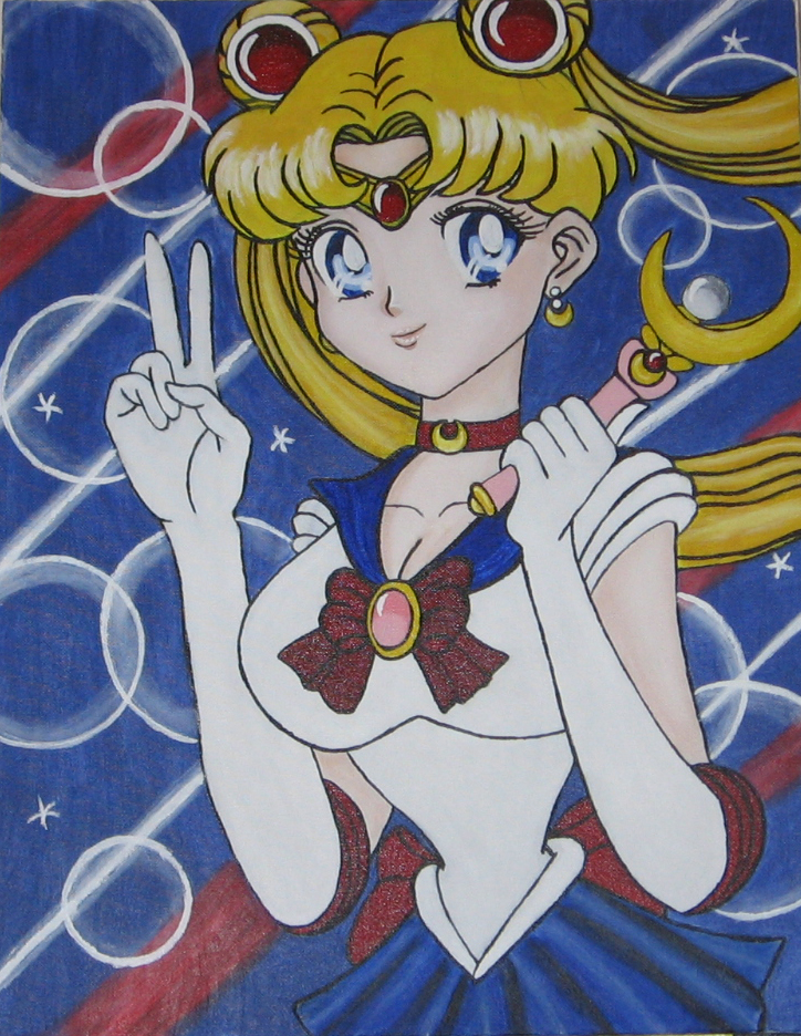 Sailor Moon Painting at PaintingValley.com | Explore collection of ...