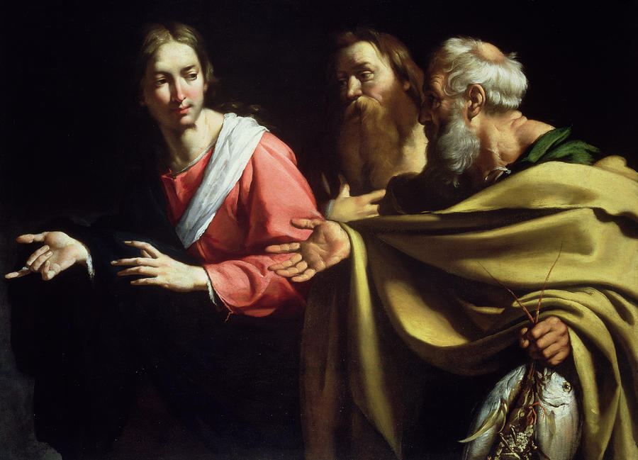 900x649 The Calling Of St. Peter And St. Andrew Painting By Bernardo Strozzi - Saint Andrew Painting