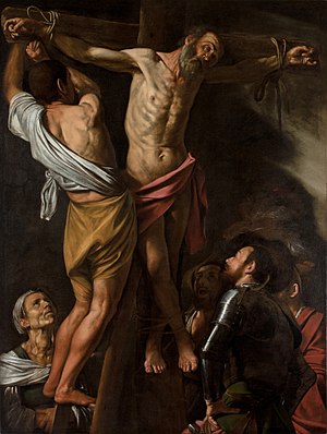 300x398 The Crucifixion Of Saint Andrew (Caravaggio) - Saint Andrew Painting