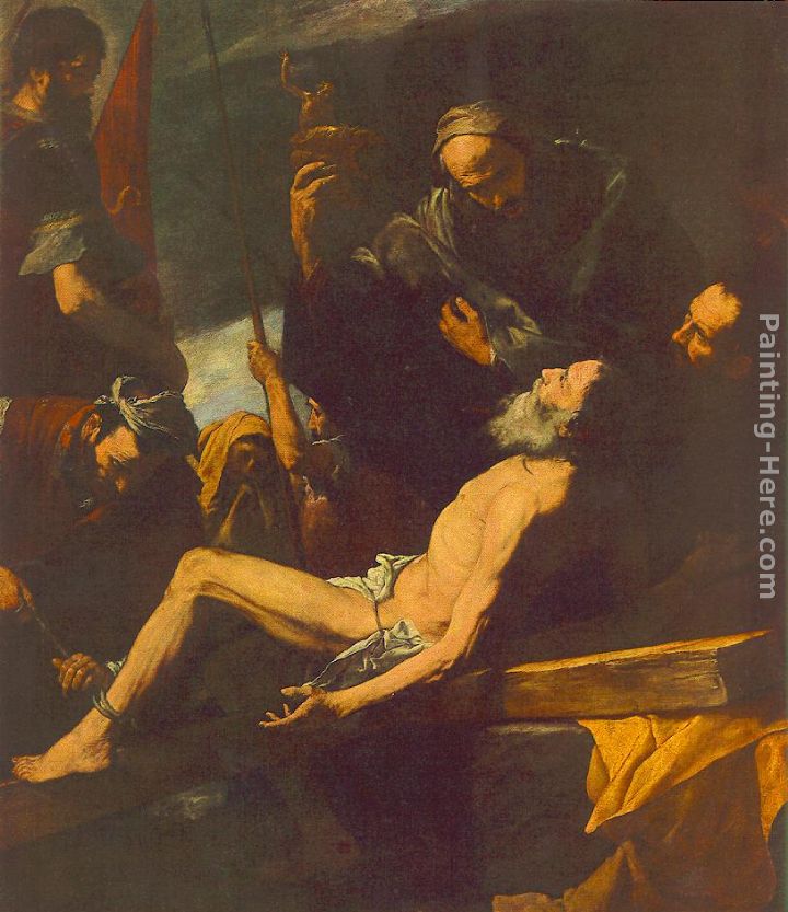 720x833 Jusepe De Ribera The Martyrdom Of St Andrew Painting Anysize 50 - Saint Andrew Painting