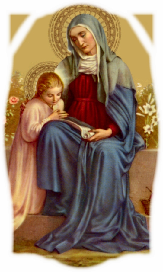 540x901 Saint Anne - Saint Anne Painting