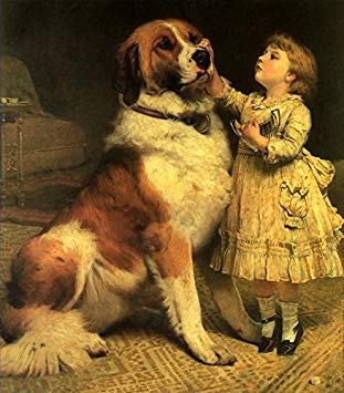 Saint Bernard Painting