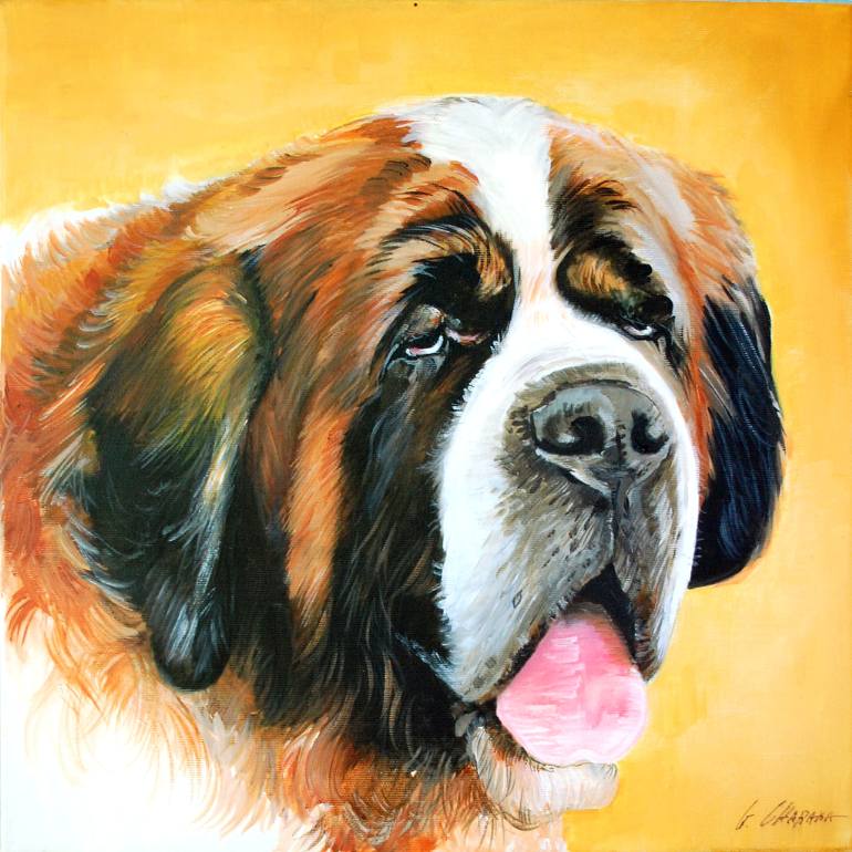 Saint Bernard Painting at Explore collection of