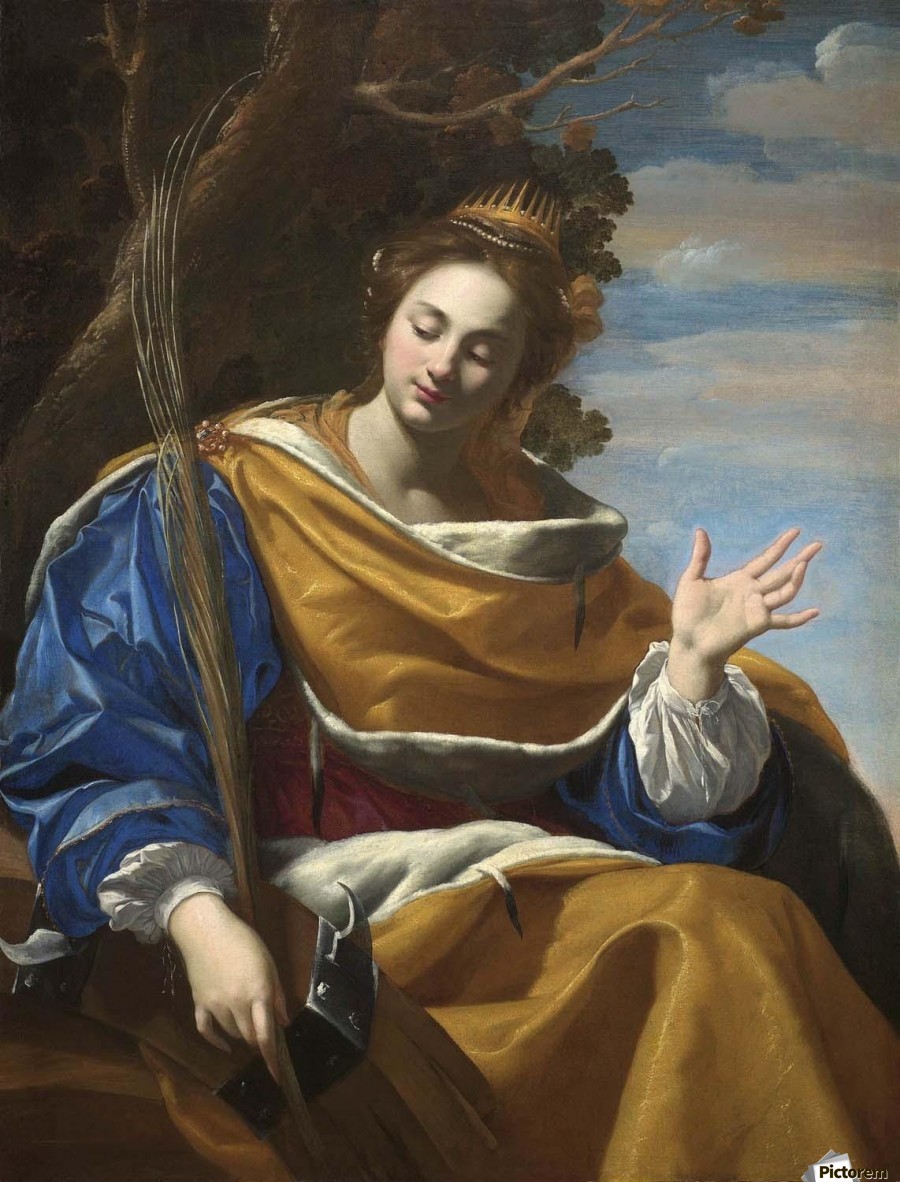 900x1182 Saint Catherine Of Alexandria - Saint Catherine Of Alexandria Painting