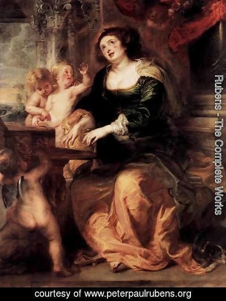 450x600 Rubens - Saint Cecilia Painting
