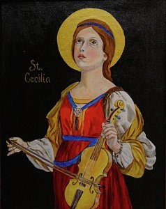 238x300 St. Cecilia Paintings Fine Art America - Saint Cecilia Painting
