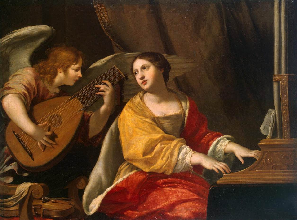 1255x932 Fileblanchard, Jacques - Saint Cecilia Painting