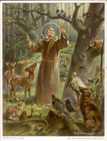 344x452 Saint Francis Of Assisi - Saint Francis Of Assisi Painting