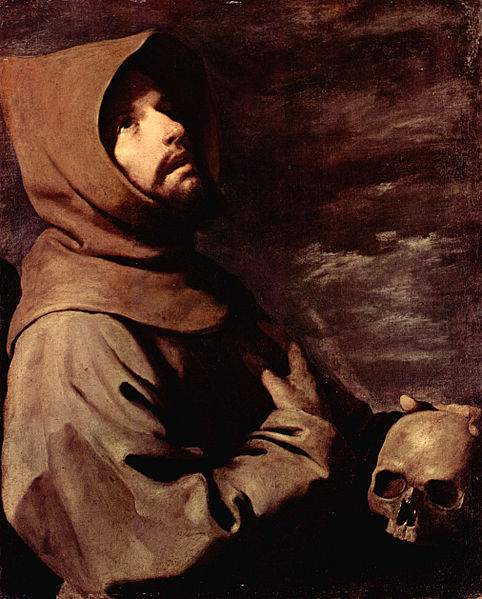 482x599 The Ecstasy Of Saint Francis By Francisco De Zurbaran - Saint Francis Painting