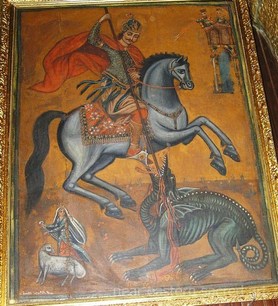 278x306 Saint George Maronite Painting - Saint George Painting