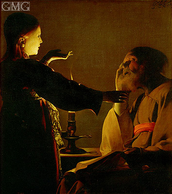354x400 Saint Joseph And The Angel (The Dream Of St. Joseph) Georges De - Saint Joseph Painting
