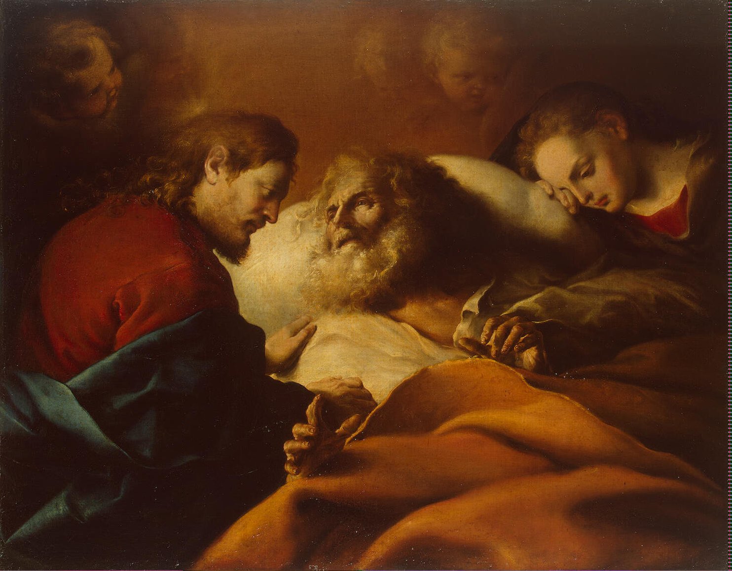 1484x1158 Death Of St Joseph Painting Cano Alonso Oil Paintings - Saint Joseph Painting