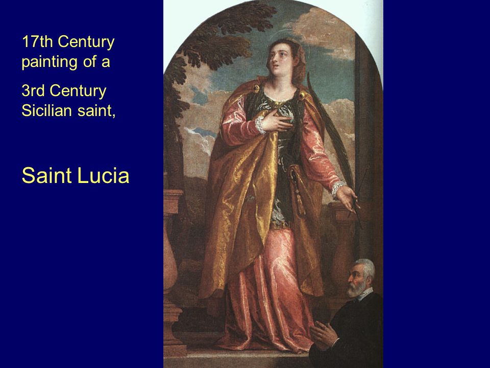 960x720 Saint Lucia 17th Century Painting Of A 3rd Century Sicilian Saint - Saint Lucia Painting