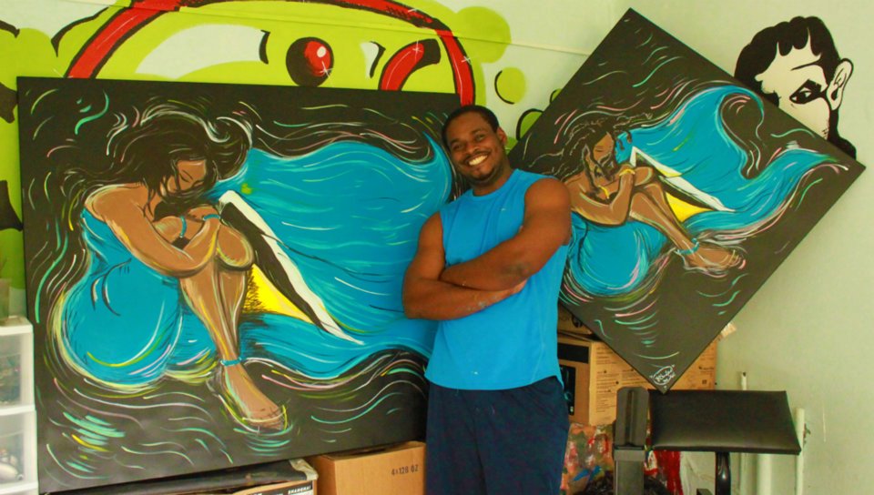 960x544 Seeing St. Lucia Interview With St. Lucia's Ted Sandiford - Saint Lucia Painting