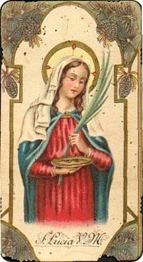 205x375 St. Lucia, Ora Pro Nobis! - Saint Lucia Painting