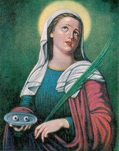 Saint Lucy Painting at PaintingValley.com | Explore collection of Saint ...