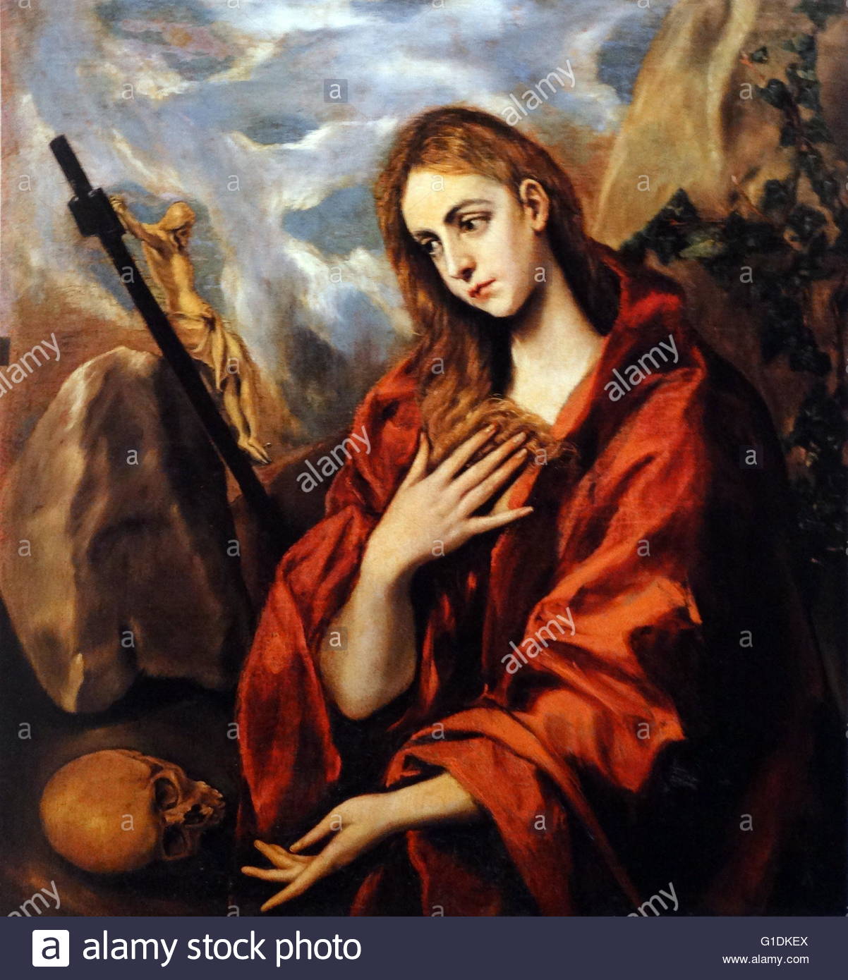 1202x1390 Painting Titled - Saint Mary Painting