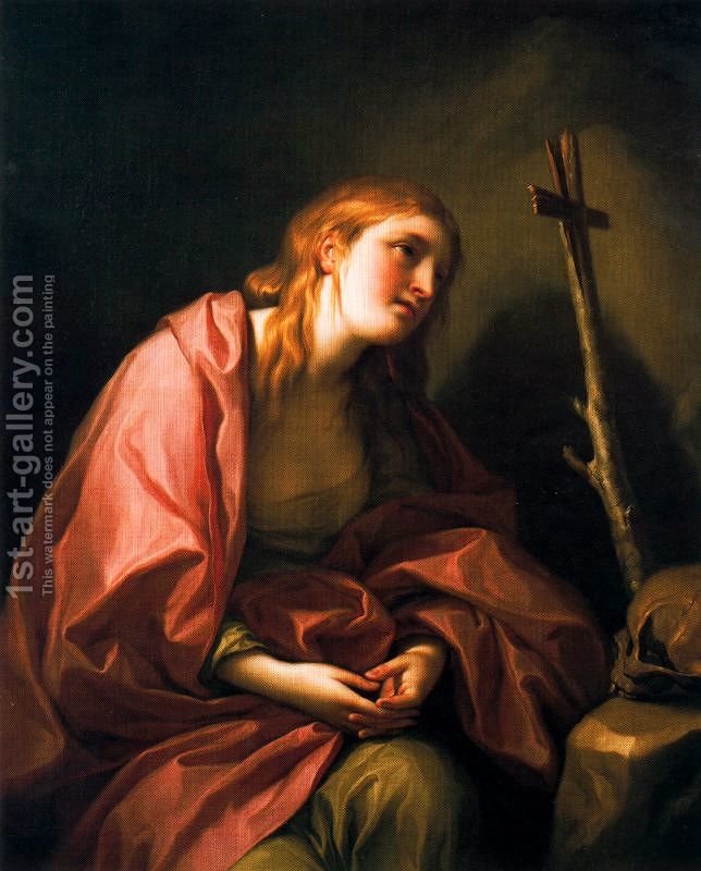644x800 St Mary Magdalene Penitent With A Cross Anton Raphael Mengs - Saint Mary Painting