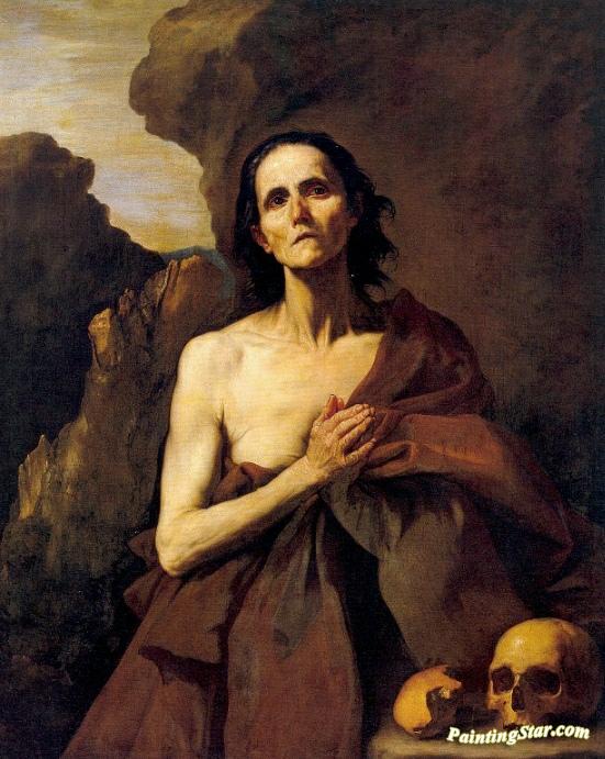 551x691 St.mary Of Egypt Artwork By Jusepe De Ribera Oil Painting Amp Art - Saint Mary Painting
