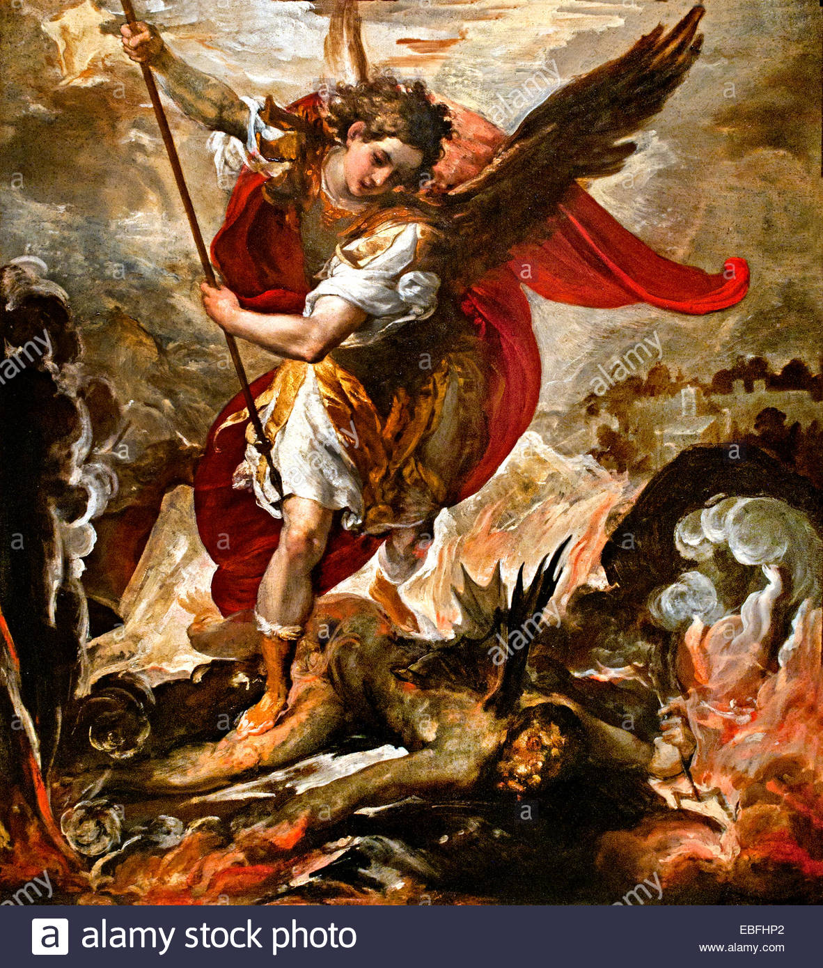 Saint Michael The Archangel Painting at PaintingValley.com | Explore ...