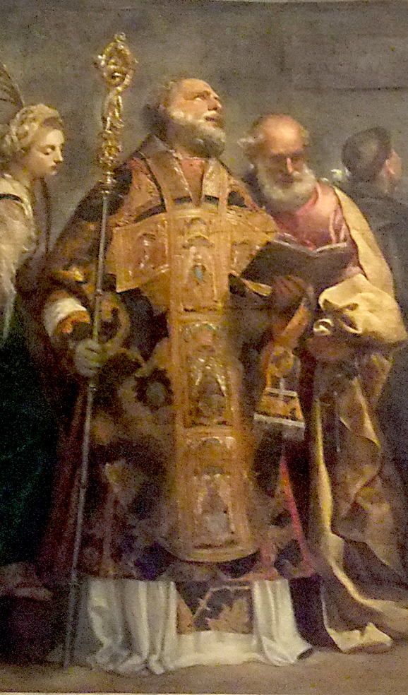 578x984 The Saint Bede Studio Blog Saint Nicholas Bishop Of Myra - Saint Nicholas Painting