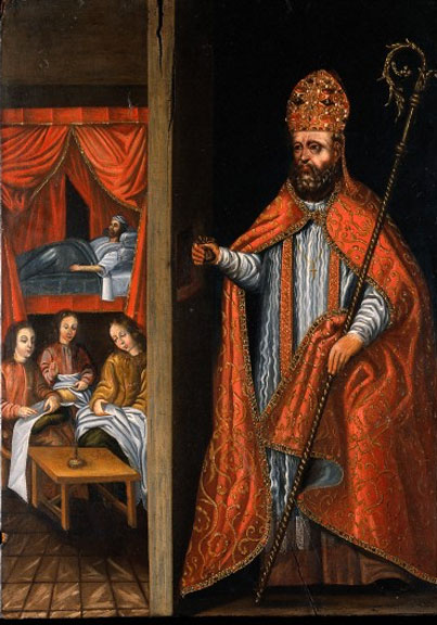 403x576 From St Nicholas To Santa Claus Europeana Blog - Saint Nicholas Painting