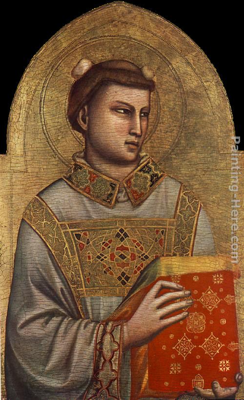 500x821 Giotto Saint Stephen Painting Anysize 50% Off - Saint Painting