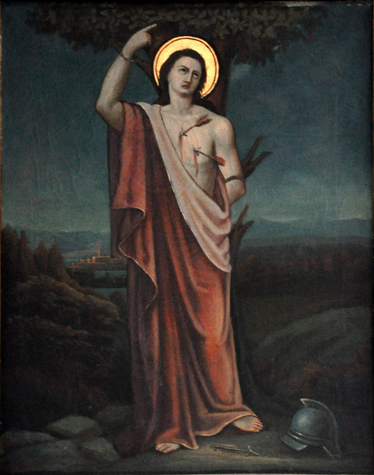 374x475 St. Sebastian In Ascending Order Of Sexiness - Saint Painting