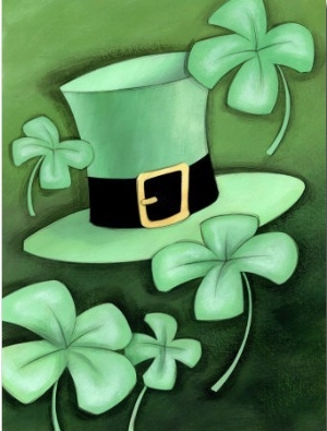 300x395 Holidaysholidays Oil Paintingreproductions,handmade,gallery - Saint Patricks Day Painting