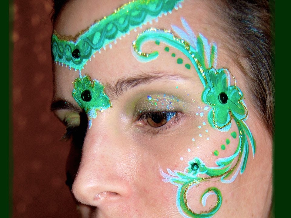 960x720 St Patricks Day Face Painting Tutorial - Saint Patricks Day Painting