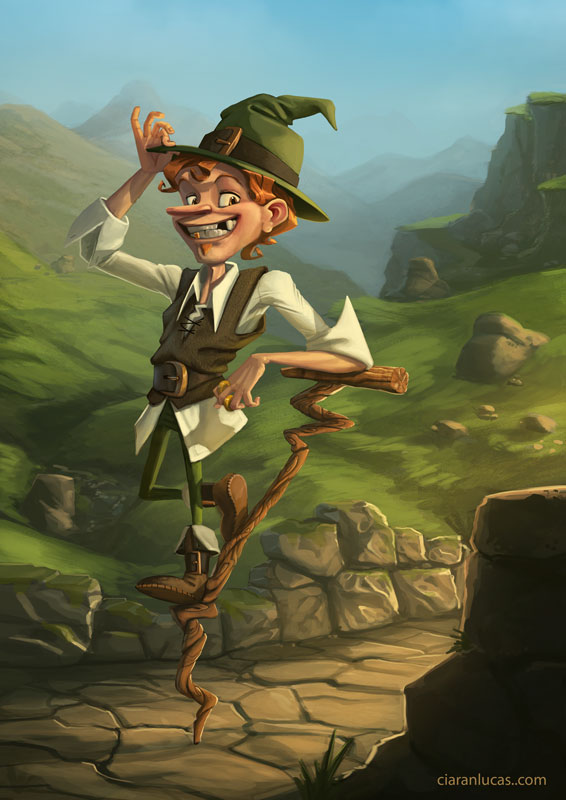 566x800 Happy St Patrick's Day By Charco - Saint Patricks Day Painting